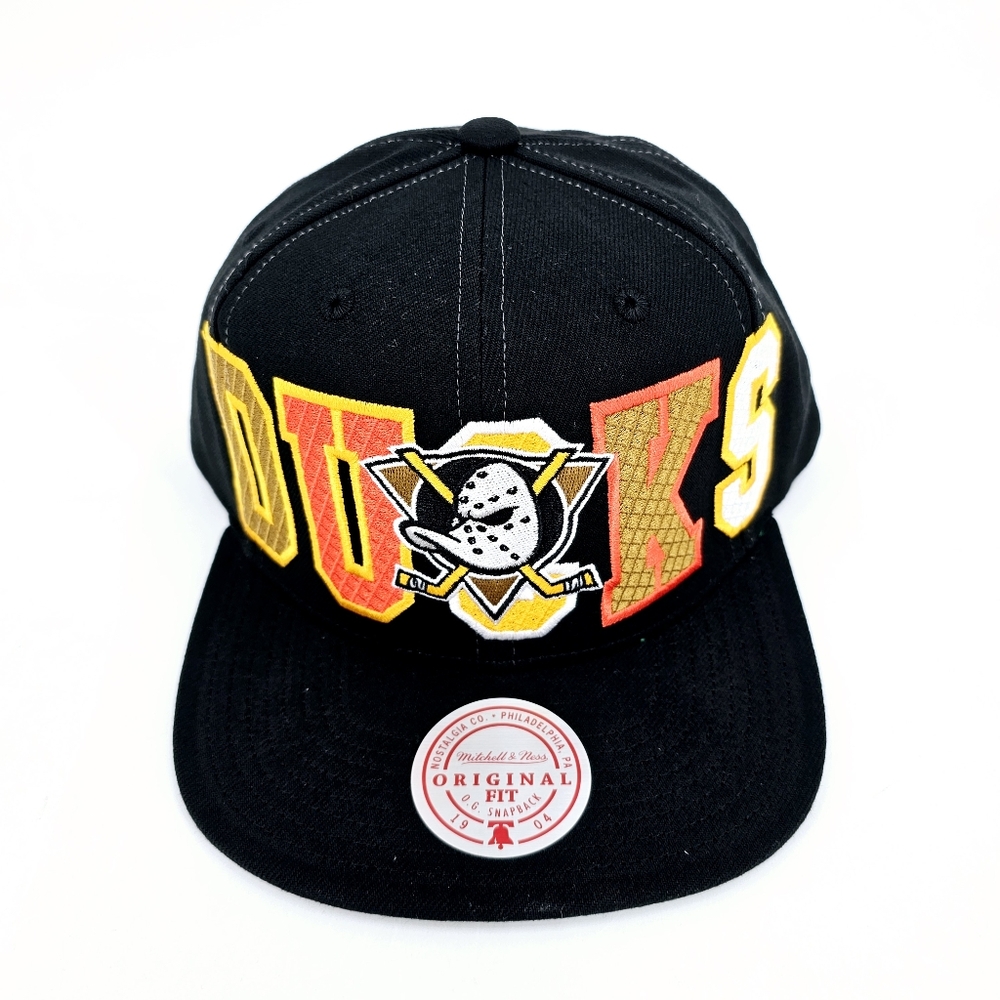 Mitchell & Ness Anaheim Ducks NHL Varsity Snapback Hat Men's - Picture 4 of 12